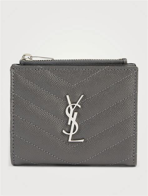 saint laurent zipped card holder